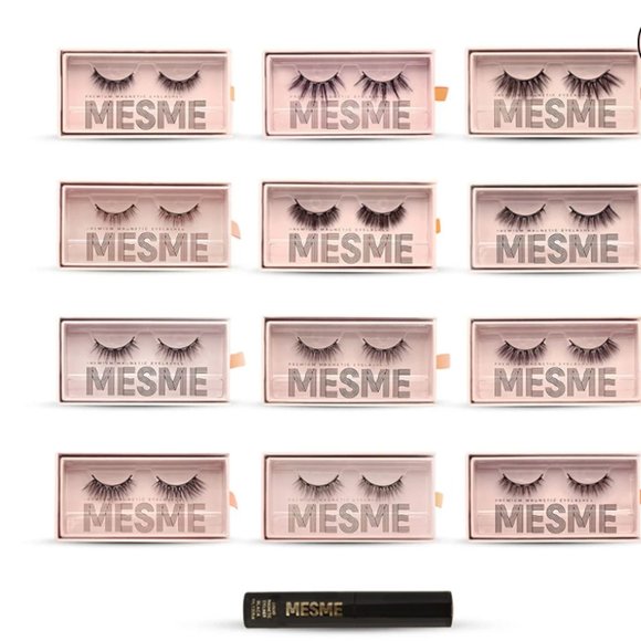 COPY - MesMe ‘Vegan Angel’ magnetic eyelashes bun…